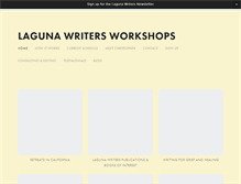 Tablet Screenshot of laguna-writers.com
